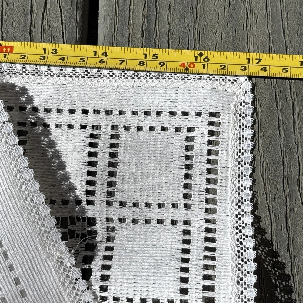 3 Vintage Doilies usa Lady G‎ Linen Cottage Fairy Core Crochet Table Decor White